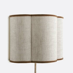 Natural linen/bronze