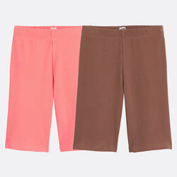 Pink + brown