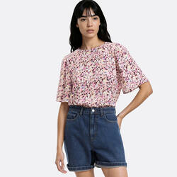 Multi-coloured floral print