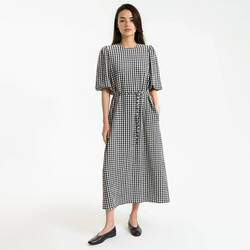 Μαυρο/λευκο καρο gingham