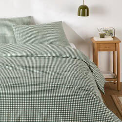Green gingham
