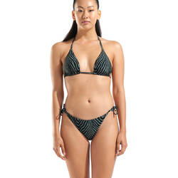 Green print/black