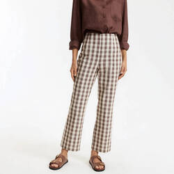 Brown gingham