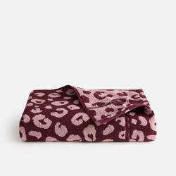 Burgundy leopard