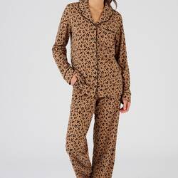 Brown animal print