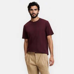 Dark burgundy red