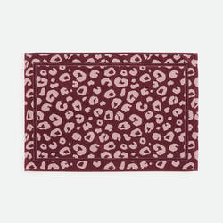 Burgundy leopard