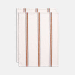 Ecru caramel stripe