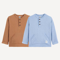 Blue + camel