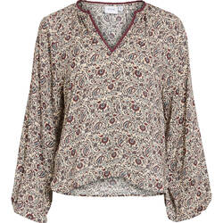 Printed burgundy