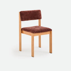 Oak/burgundy