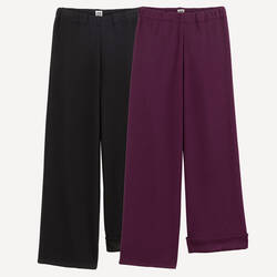 Black + burgundy