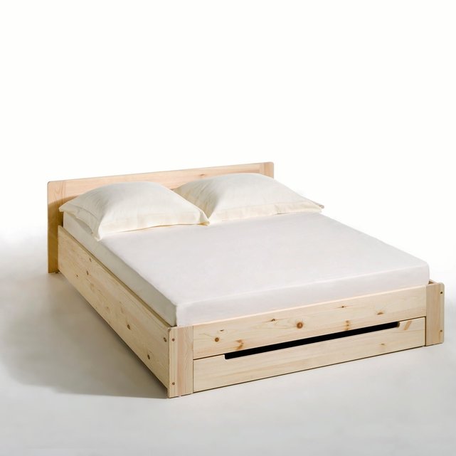 Κρεβάτι από μασίφ ξύλο πεύκου