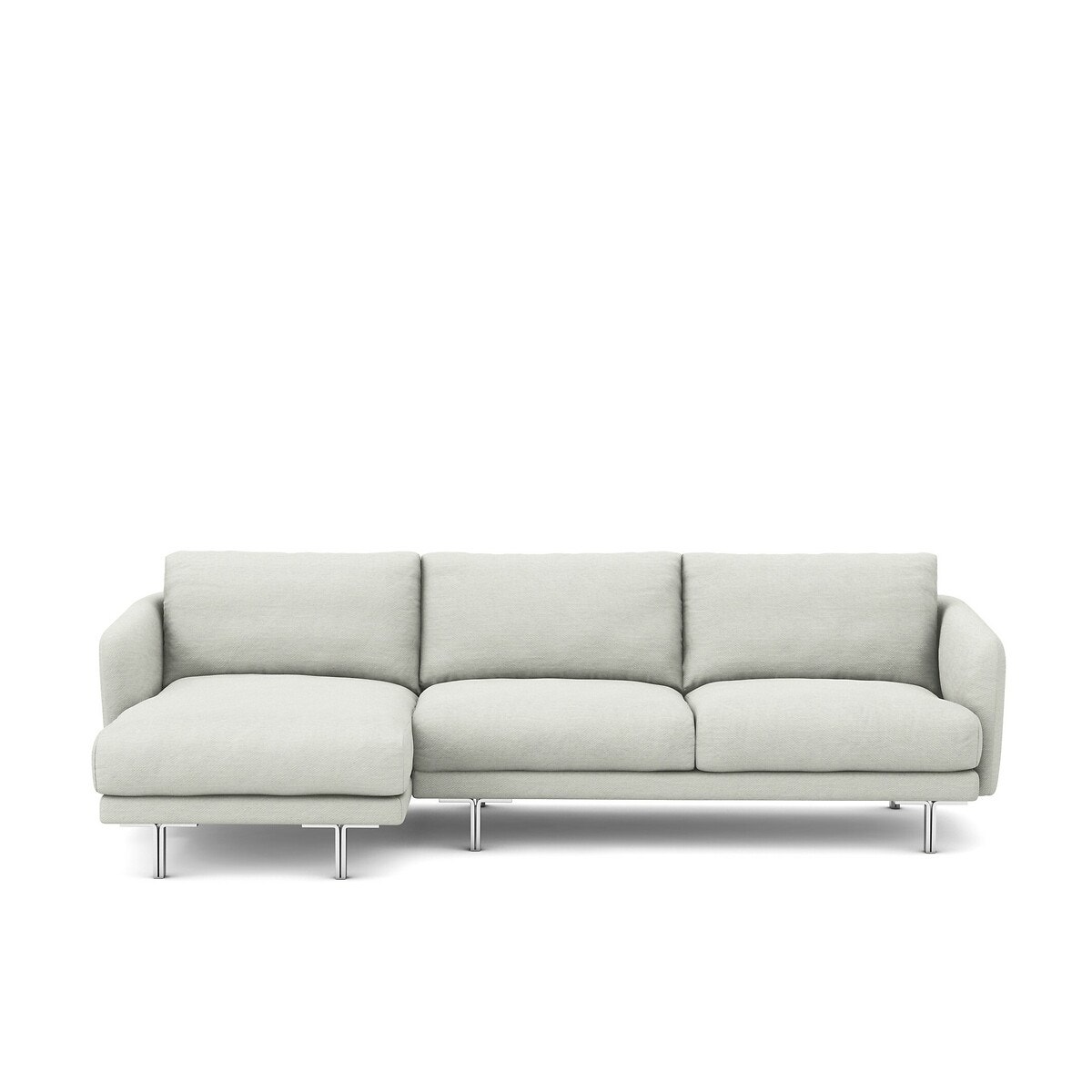 Γωνιακός καναπές XL από σερζ ύφασμα Nogara