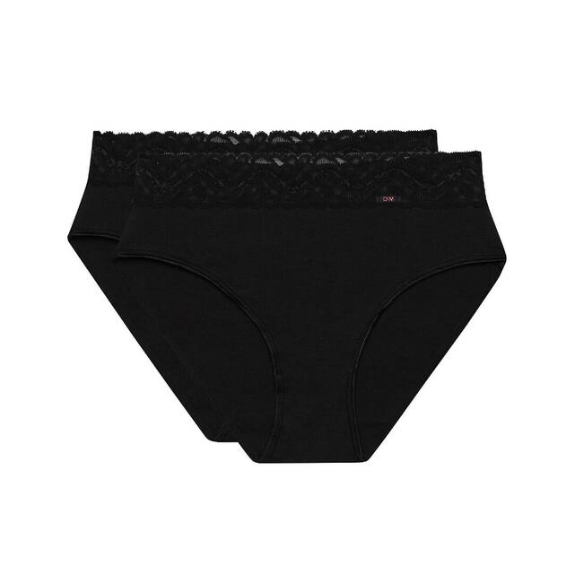 Σετ 2 μάξι σλιπ, Coton Stretch Feminine