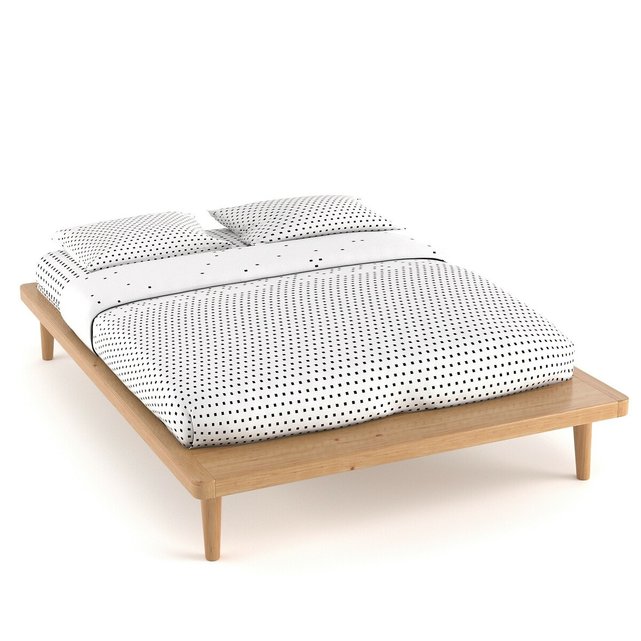 Κρεβάτι από μασίφ ξύλο πεύκου + τάβλες, Jimi