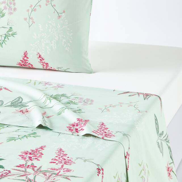 Σεντόνι από βαμβακερό περκάλι, 200 κλωστές, Isoline