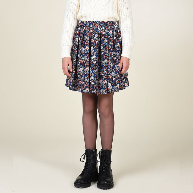 Κοντή φλοράλ φούστα, 8-16 ετών