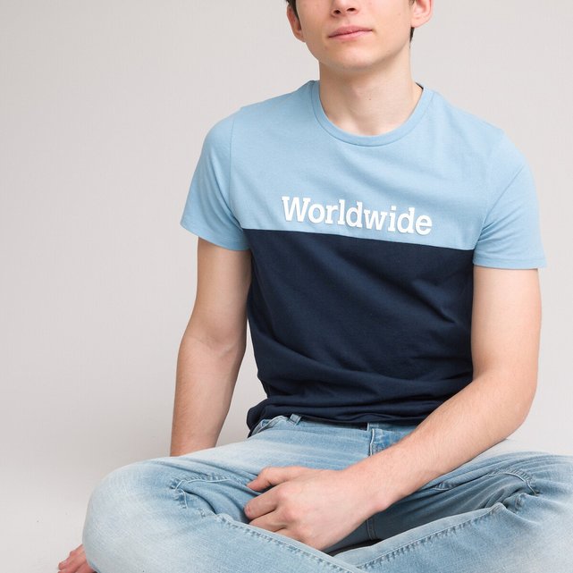 Κοντομάνικο T-shirt από οργανικό βαμβάκι, 10-18 ετών