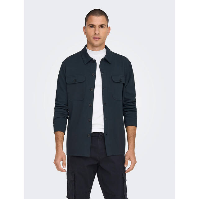 Overshirt με τσέπες