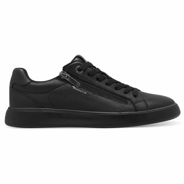 Sneakers με φερμουάρ και κορδόνια
