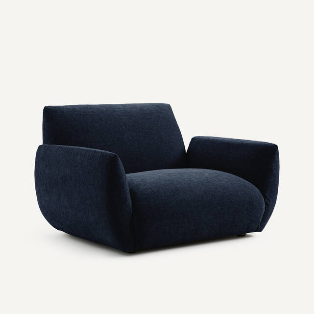Πολυθρόνα από βελούδινη chenille, Spogano