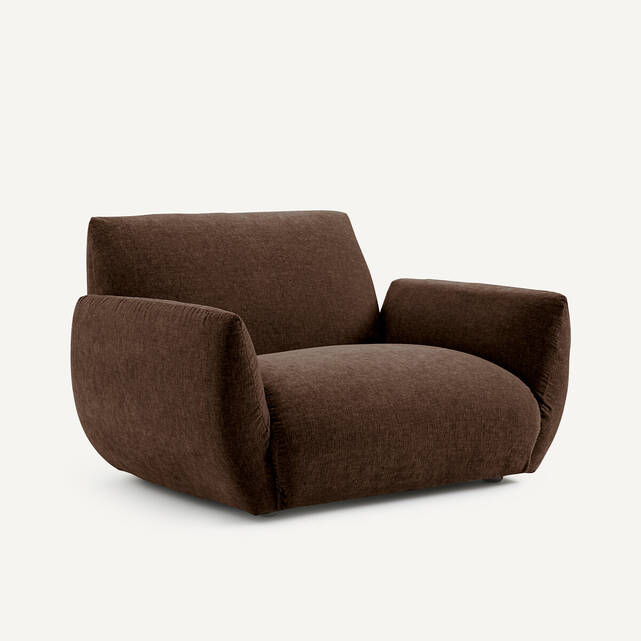 Πολυθρόνα από βελούδινη chenille, Spogano