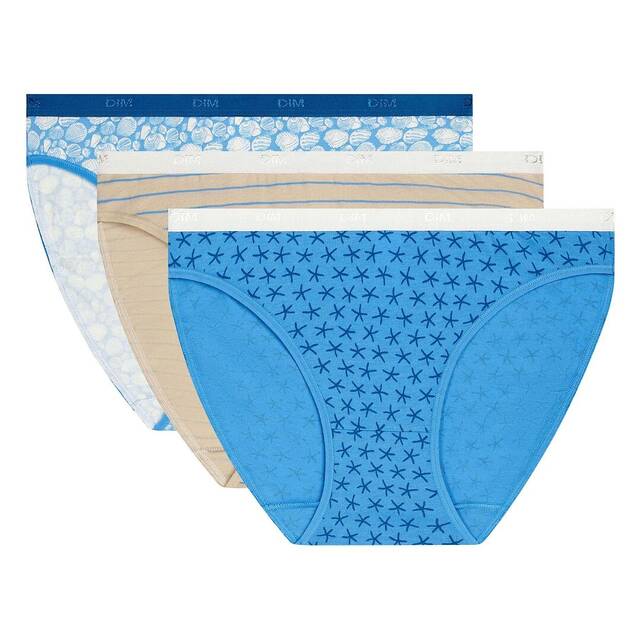 Σετ 3 σλιπ, Les Pockets Coton Stretch