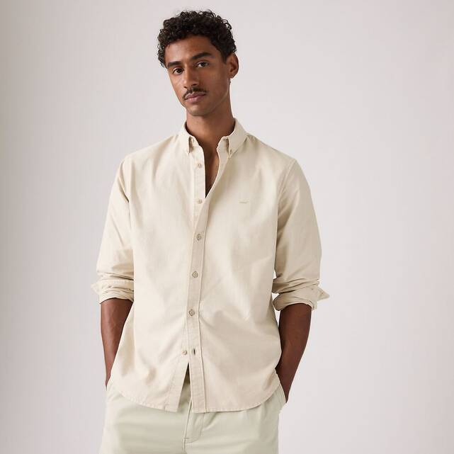 Πουκάμισο oxford Relaxed με κουμπιά στο γιακά