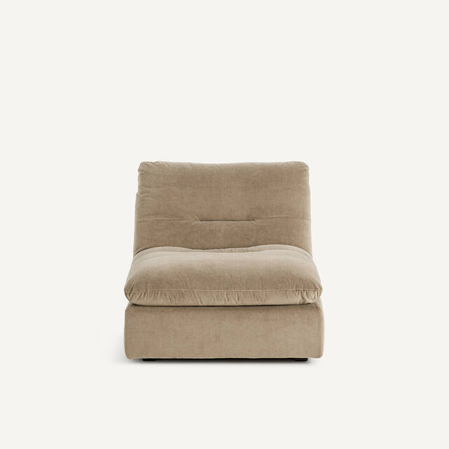 Πολυθρόνα σύνθεσης από βελούδο stonewashed, GIULIANO