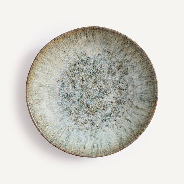 Σετ 4 βαθιών πιάτων από stoneware με αντιδραστική εφυάλωση, DÉNIA