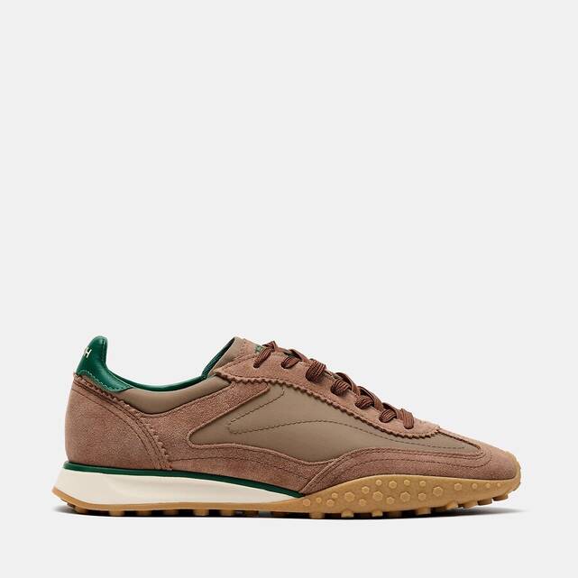 Sneakers από συνδυασμό υλικών BRIDGE MKII BROWN