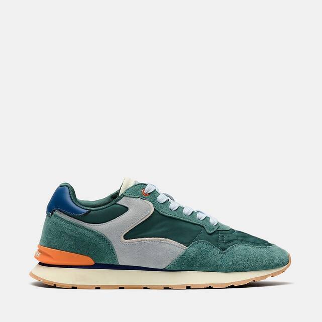 Sneakers από συνδυασμό υλικών CITY CHROMA TEAL