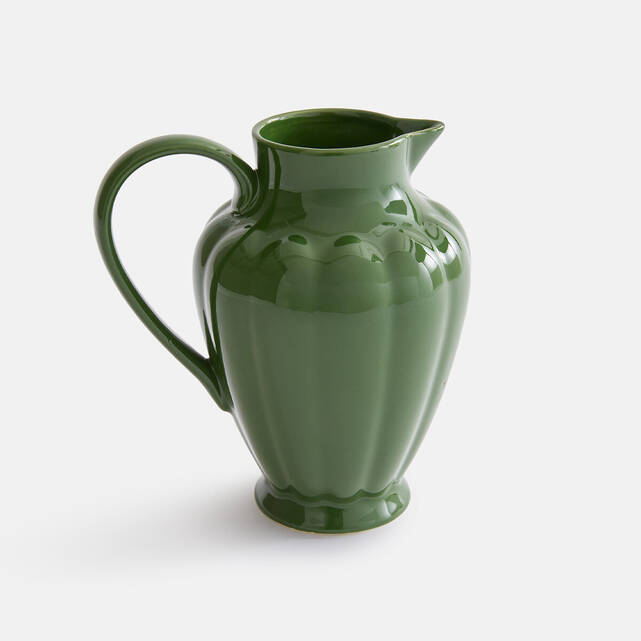 Vintage κανάτα από εφυαλωμένο stoneware, ENOA