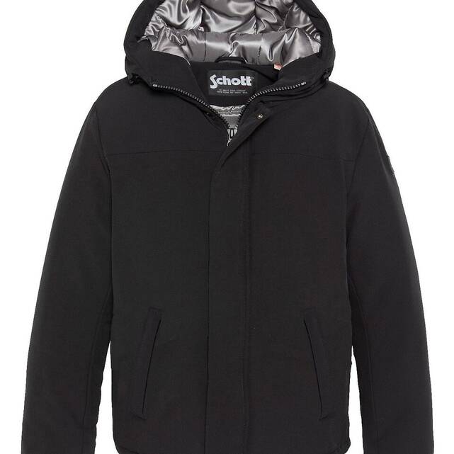 Κοντό μπουφάν από twill με κουκούλα, CALWYN