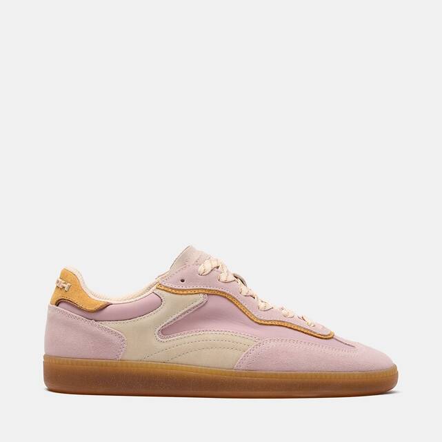 Sneakers από συνδυασμό υλικών PARK MAUVE