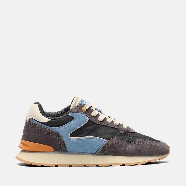 Sneakers από συνδυασμό υλικών CITY CHROMA ANTHRACITE