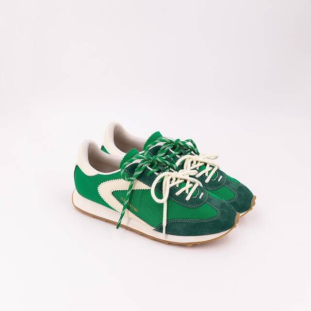 Sneakers από συνδυασμό υλικών POLLY