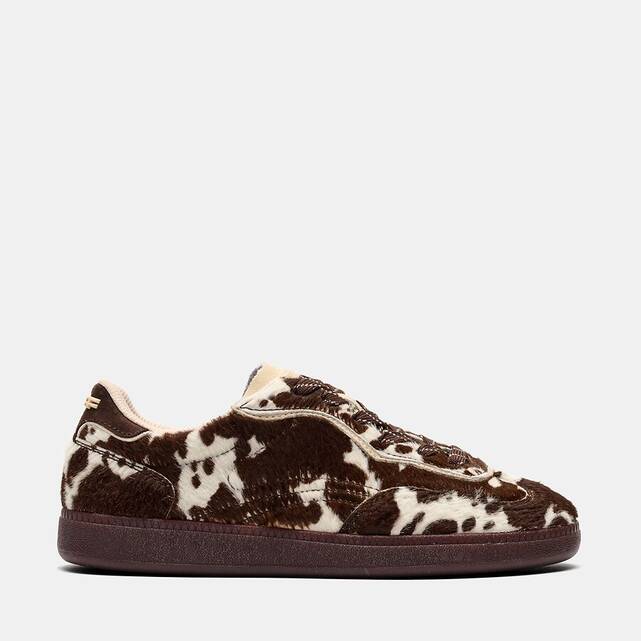 Sneakers PARK COW PRINT BROWN