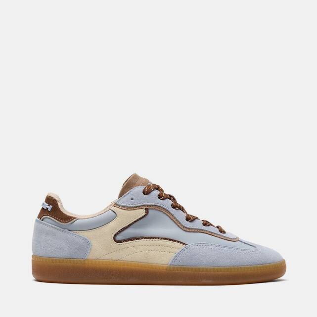 Sneakers από συνδυασμό υλικών PARK LIGHT BLUE