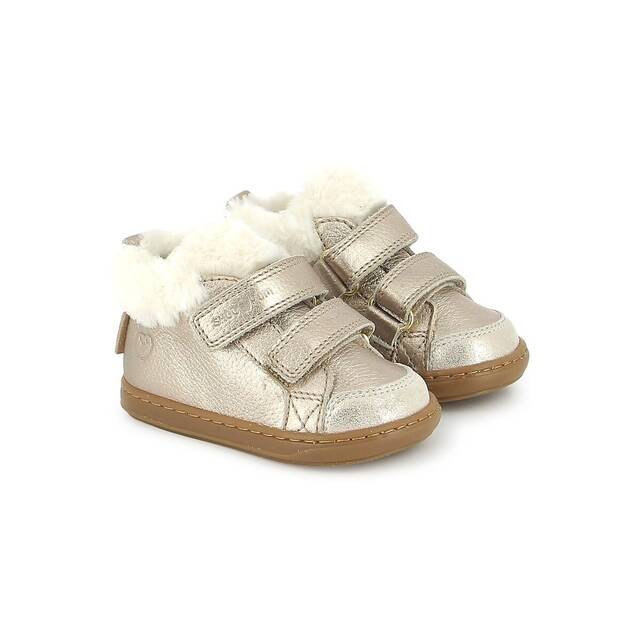 Sneakers με αυτοκόλλητα λουράκια και ζεστή επένδυση, BOUBA SCRATCH WOOL