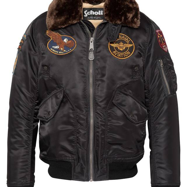 Unisex bomber Army με αφαιρούμενο γιακά, AIRSTON