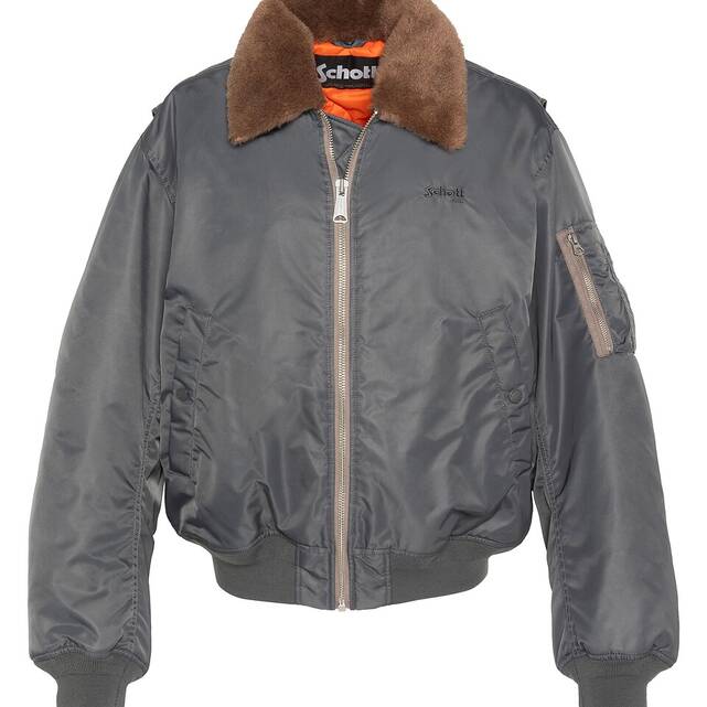 Unisex oversized bomber με αποσπώμενο γιακά, MA-PILOT