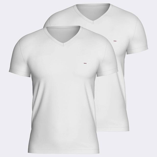 Σετ 2 μονόχρωμα κοντομάνικα T-shirts