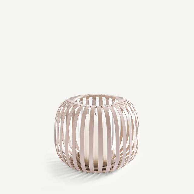 Φαναράκι από ατσάλι, ύψος 17 cm, STRIPI