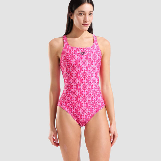 Ολόσωμο μαγιό FLORAL με πλάτη Swim Pro
